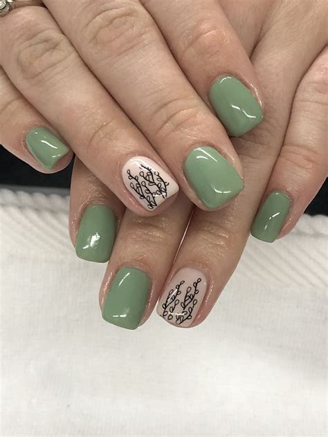 custom  spring green gel nails nails nail designs gel nails