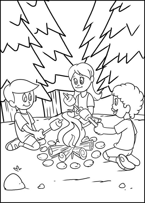 camp coloring book  kids christian camp pro