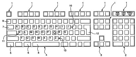 patent  keyboard layout google patents