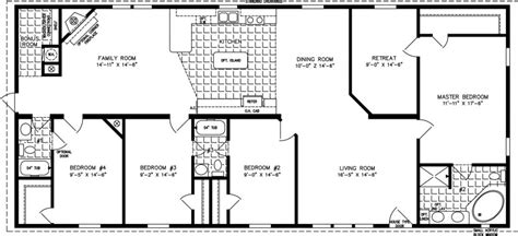 topmost  bedroom single wide mobile home floor plans excellent  home floor plans