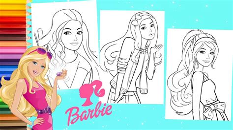color barbie dreamhouse coloring book barbie coloring pages