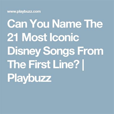 iconic disney songs     playbuzz