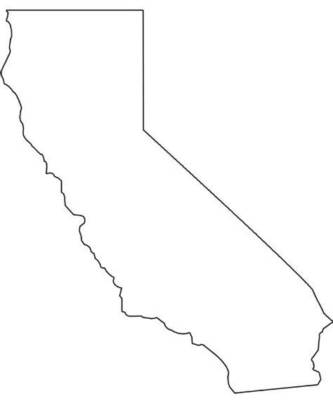 printable shape  california  printabletreatscom shapes