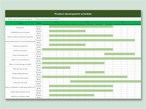 excel template project plan