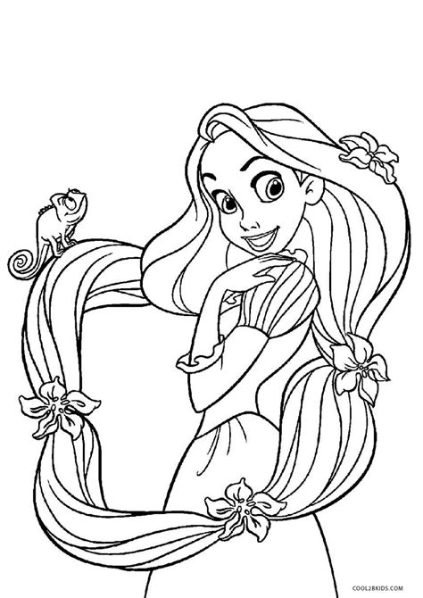 printable tangled coloring page coolbkidscom coloring home