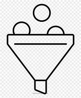 Funnel Pinclipart sketch template