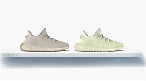 Yeezy Boost 350 V2 Ice Yellow And Sesame Dropping In