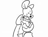 Roo Coloring Pages Disney Pooh Winnie Animal Cartoon sketch template