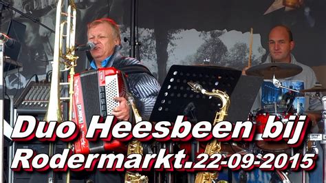 duo heesbeen bij de rodermarkt    youtube