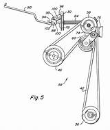 Patents Deck Belt Drive Idler Mower sketch template