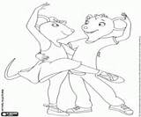 Angelina Ballerina Tanzen Bailando Ausmalbilder sketch template