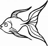 Goldfish Coloring Pages Fish Clipart Outline Gold Printable Kids Drawing Clip Bowl Cliparts Print Colouring Cartoon Animal Clipartpanda Simple Book sketch template