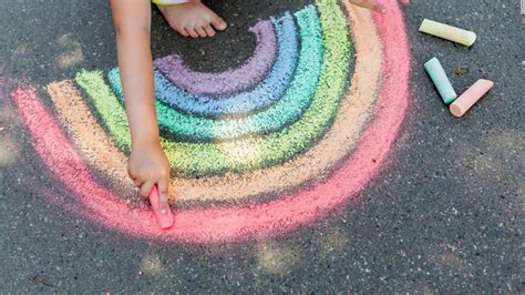 chalk art ideas   outdoor  chalk art projects  kids cnn