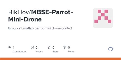 github rikhovmbse parrot mini drone group  matlab parrot mini drone control