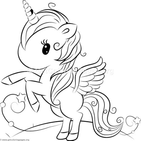 cute unicorn  coloring pages getcoloringpagesorg unicorn