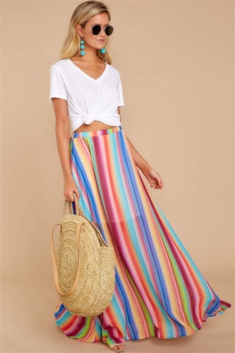 Cute Maxi Skirt Outfits To Impress Everybody36 Long Dress Casual Midi