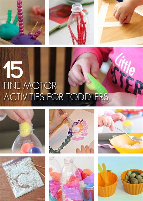 fun fine motor activities  toddlers kids activities blog