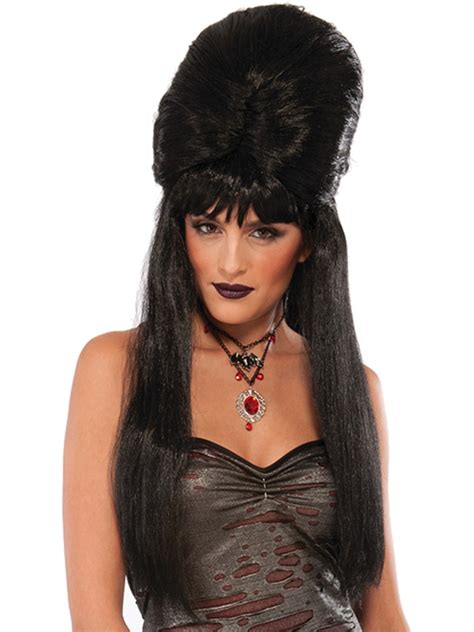 adult s gothic dark temptress seductive mysterious wig costume