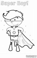 Superboy Pages Template Coloring Sheets sketch template