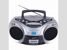 Supersonic Portable MP3/CD Player with Cassette Recorder, AM/FM Radio