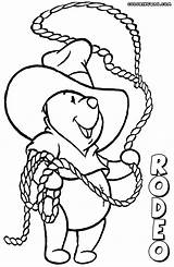 Rodeo Colorings sketch template