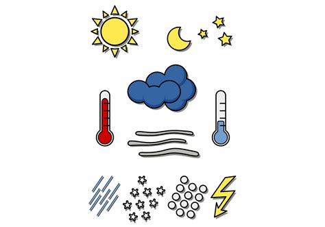 weather icon vectors