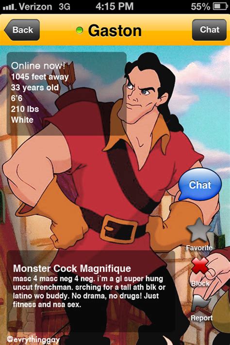 Disney Villains Grindr Profiles Pictures Huffpost