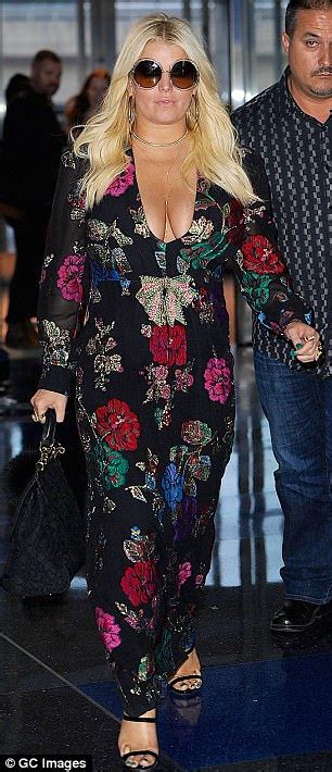 jessica simpson looks slightly worse for wear in new york