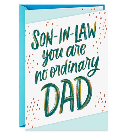 No Ordinary Dad Fathers Day Card For Son In Law Greeting Cards