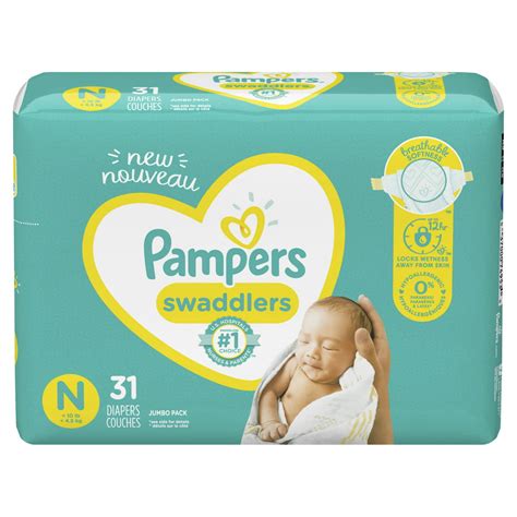 pampers swaddlers newborn diapers soft  absorbent size   ct walmartcom walmartcom