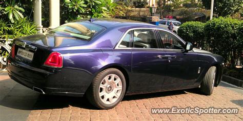 rolls royce ghost spotted  mumbai india