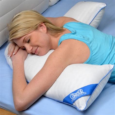 contoured l shaped body pillow for side sleeping