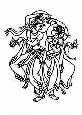 Danse Indienne Hugolescargot Ballo Deux Danseuses Danseuse Coloriages Inde Belles Disegni Entrain Colouring Colorier Gifgratis Faire Indiennes Prend sketch template