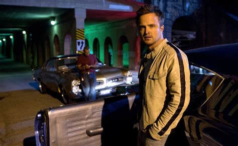 aaron paul grabs the wheel in ‘need for speed the new york times