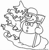Snowman Coloring Carrot Nose Pages Printable sketch template