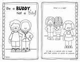 Bully Buddy Bullying Emergent Manners Bullies Antibullying Both Kindergartens Worksheeto sketch template