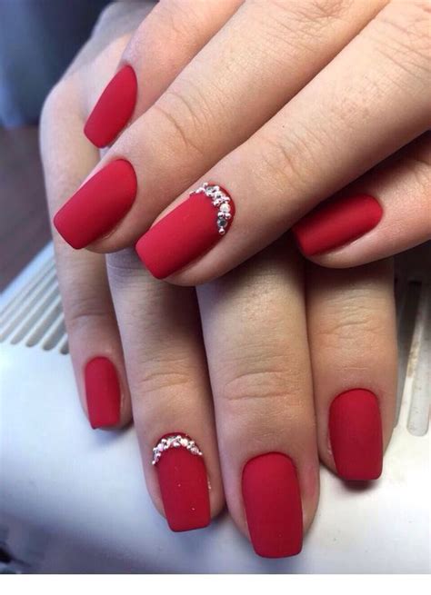 glam matte red nails stepupladiesnet red gel nails simple nails nail colors