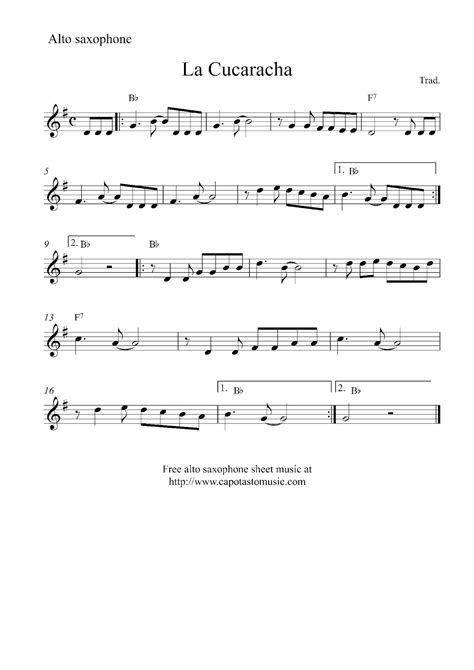 alto saxophone  sheets printables printable templates