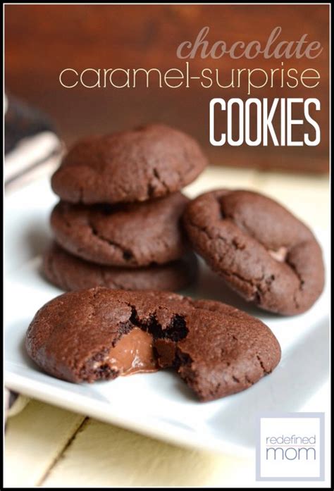 chocolate caramel cake cookies recipe