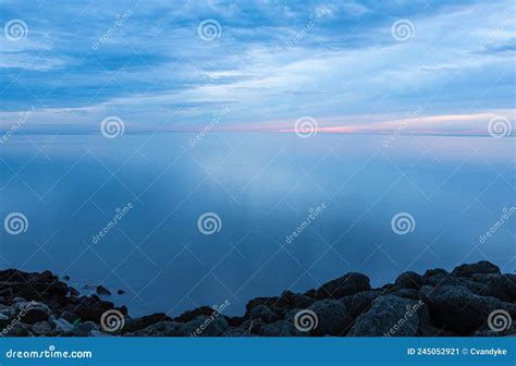 blue water sky coastal background outer banks nc stock image image