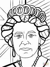 Queen Elizabeth Coloring Pages Britto Romero Printable Queens Color Template Drawing Kids Pop Book Print Adults Clipartmag Cartoon Popular Coloringpagesfortoddlers sketch template