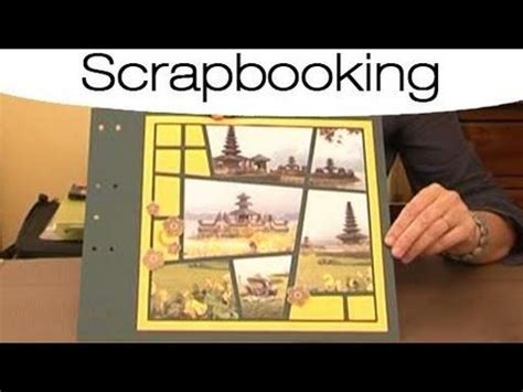 comment terminer une page de scrap page de scrap scrapbooking technique album scrapbooking