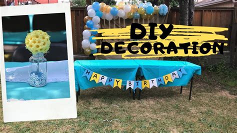 diy party decorations dollar tree centerpieces youtube