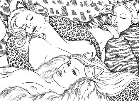 Try Your Hand Your At Lesbian Erotic Coloring Cosmopolitan Art And