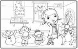 Doc Mcstuffins Coloring Pages Everfreecoloring sketch template