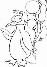 Colorat Pinguini Baloane Planse Desene Alegeti Desenati Plansa Incepeti Preferata Pinguinul sketch template