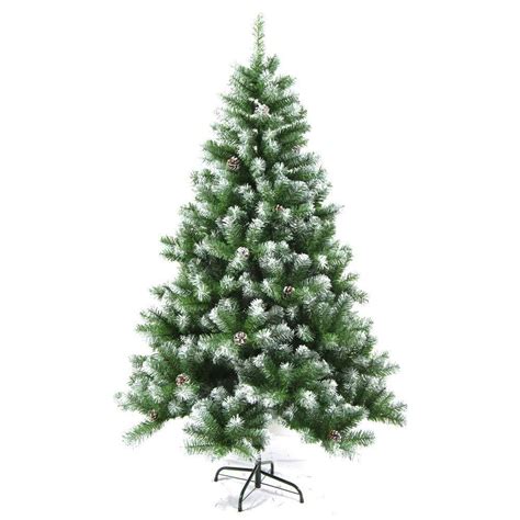 Aleko 7 Ft Unlit Flocked Artificial Christmas Tree With