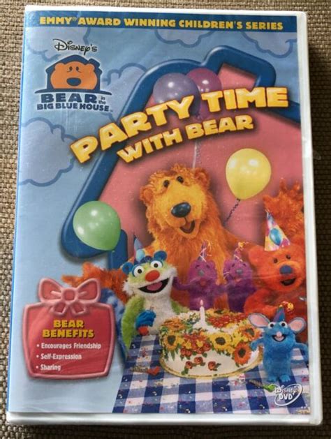 Bear In The Big Blue House Party Time With Bear Dvd 2004 For Sale