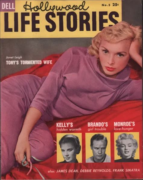 hollywood life stories no 5 1955 marilyn monroe janet leigh ex