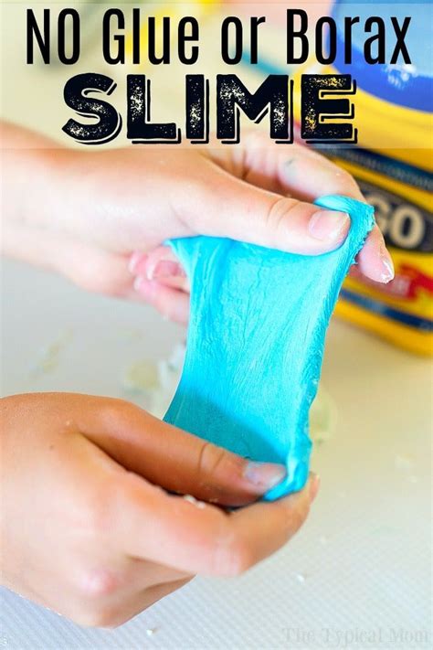 How To Make Slime Without Glue Borax Or Freezer Diy Hart